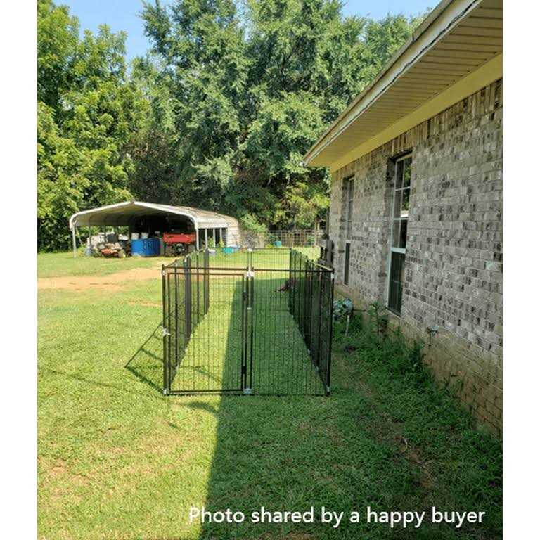 Omitree 9 x 9 x 3.93 ft Modular Dog Exercise Fence Barrier Pet Cat Run New Pen - Image 5