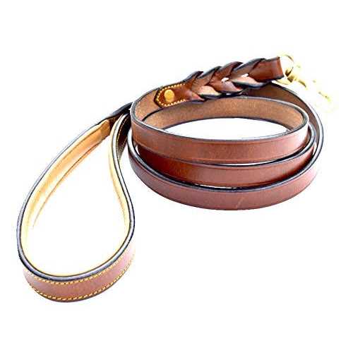 Soft Touch Collars Leather Braided Dog Leash - Image 3
