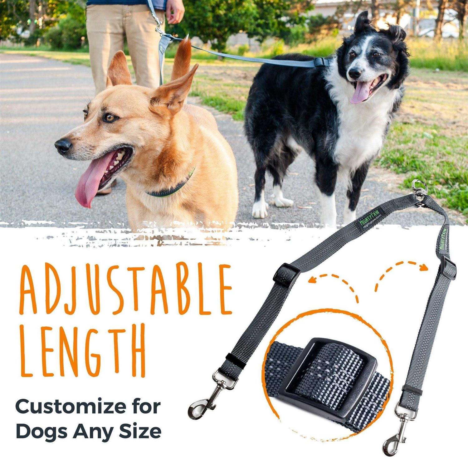 Mighty Paw Adjustable Double Dog Leash - Image 4