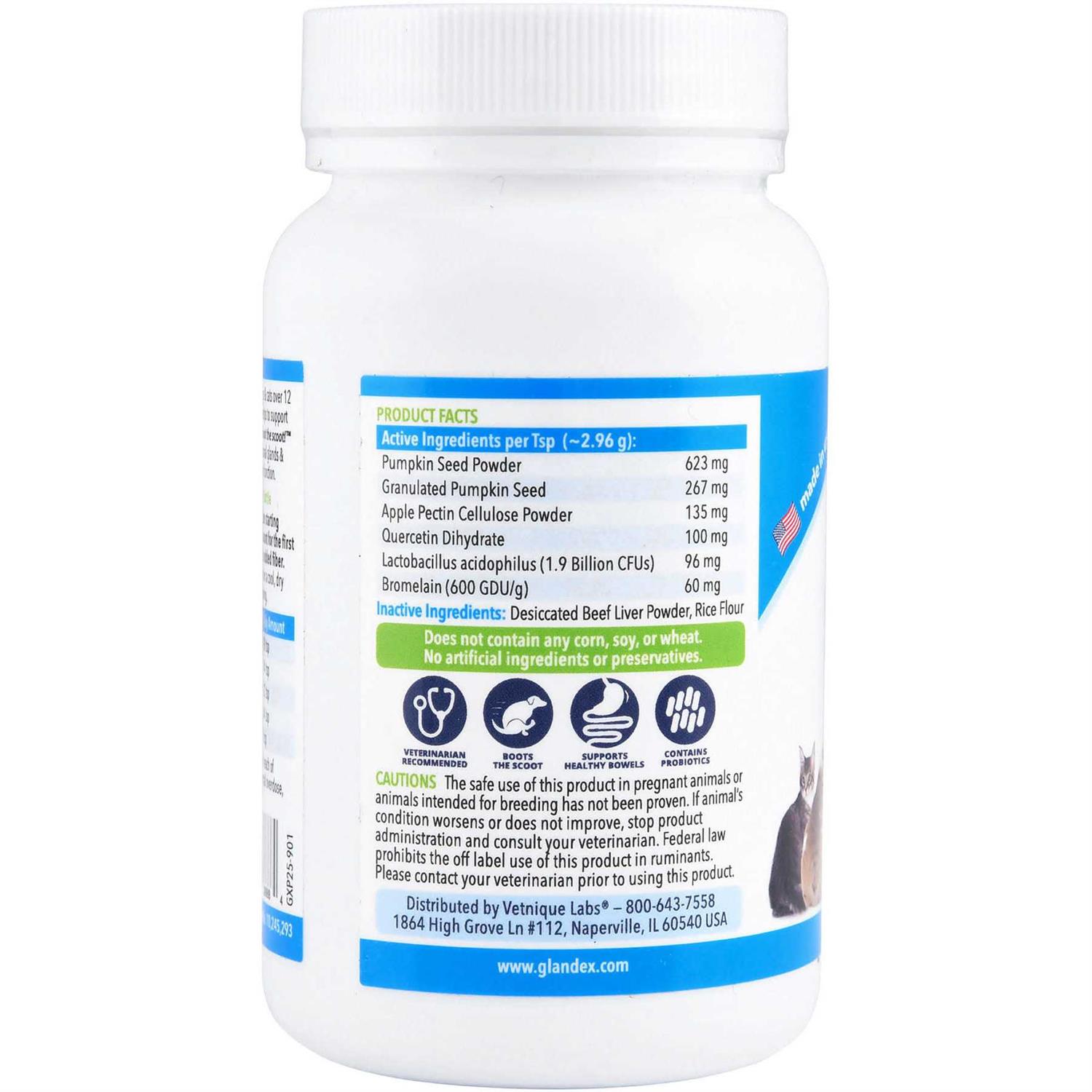Glandex Anal Gland Support Powder for Dogs & Cats - Image 3