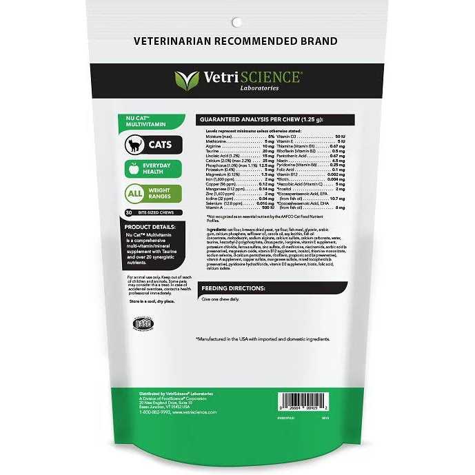 VetriScience Nu Cat Multivitamin - Image 3