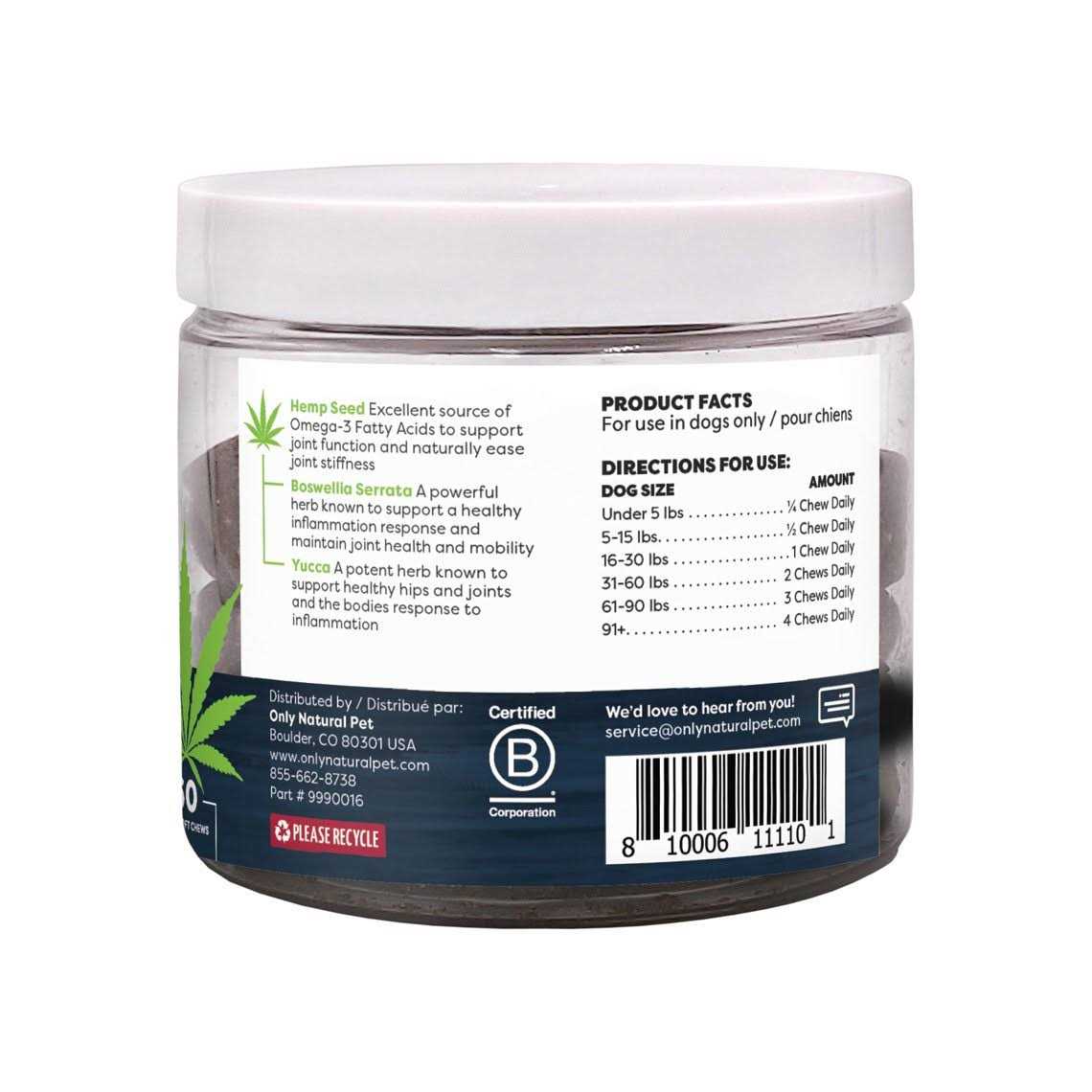 Only Natural Pet Hemp Senior Mobility Support - Image 3