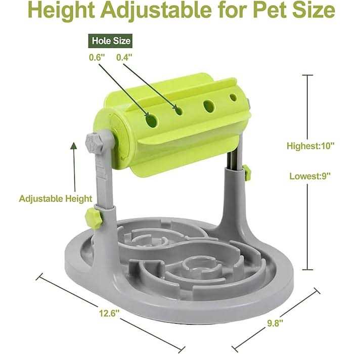 Piggy Poo and Crew Adjustable Height Slow Feeder Game - Image 3