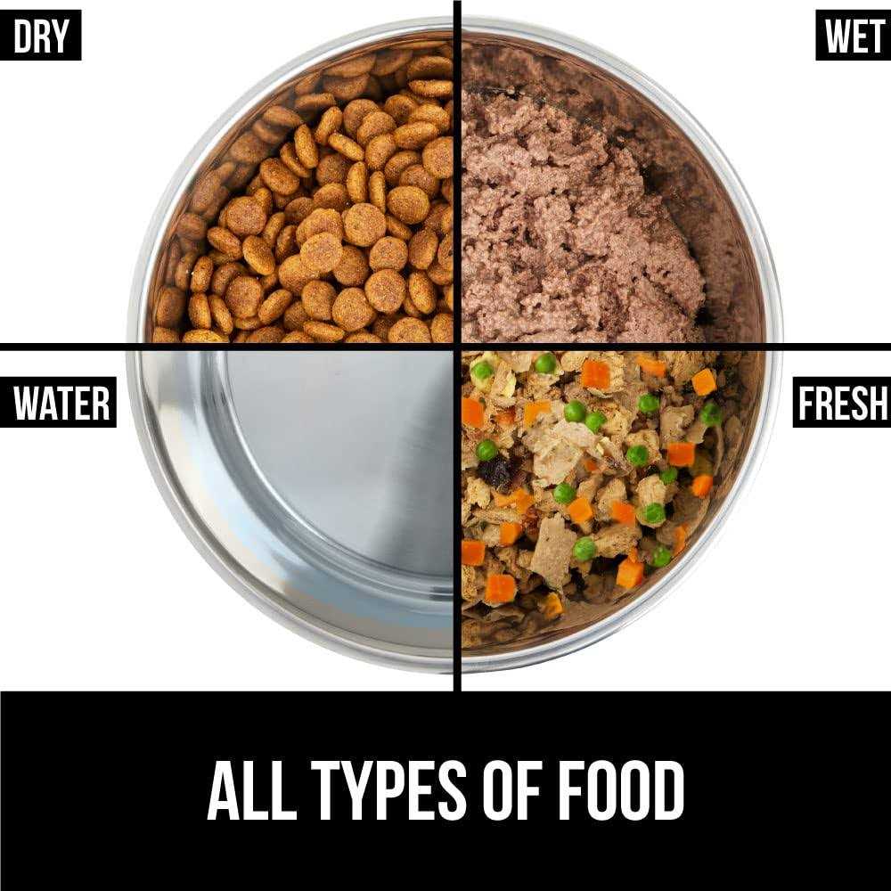 Gorilla Grip Stainless Steel Metal Dog Bowl Set of 2 Rubber Base - Image 5