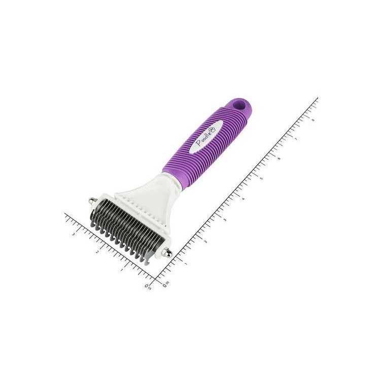 Poodle Pet Dematting Comb for Dogs Handheld Undercoat Dematter Rake Grooming Tool for Long or Short Hair - Image 4