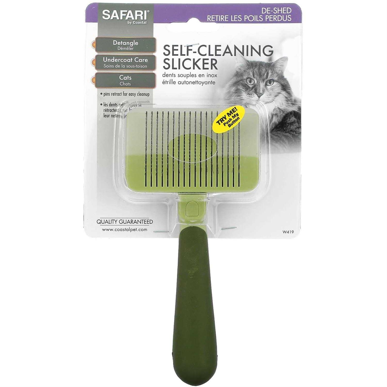 Safari Cat Self Cleaning Slicker Brush - Image 5
