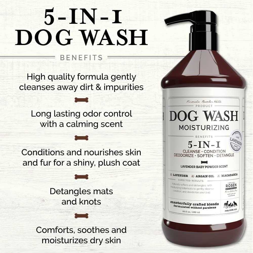 Rosen Apothecary Moisturizing Dog Wash 5-in-1 for Cleansing - Image 4