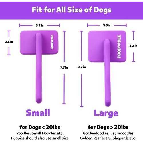 poodoodle poodle & doodle brush long pin wood Dog brush for long haired dogs - Image 3