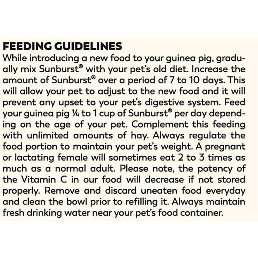 Higgins Sunburst Gourmet Guinea Pig Food - Image 4