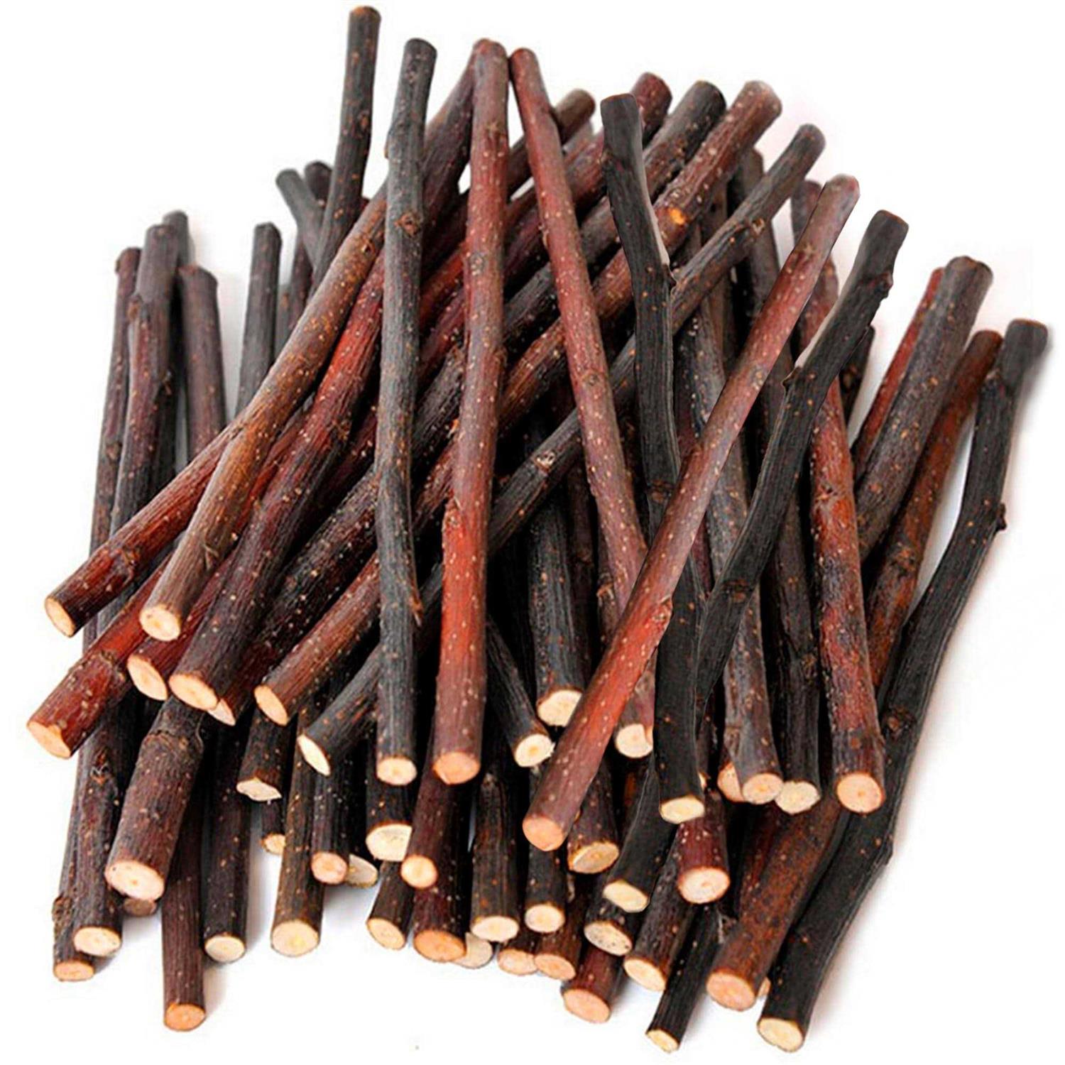 SunGrow Apple Sticks 200g Wood Chew Sticks for Rabbits Chinchillas - Image 4