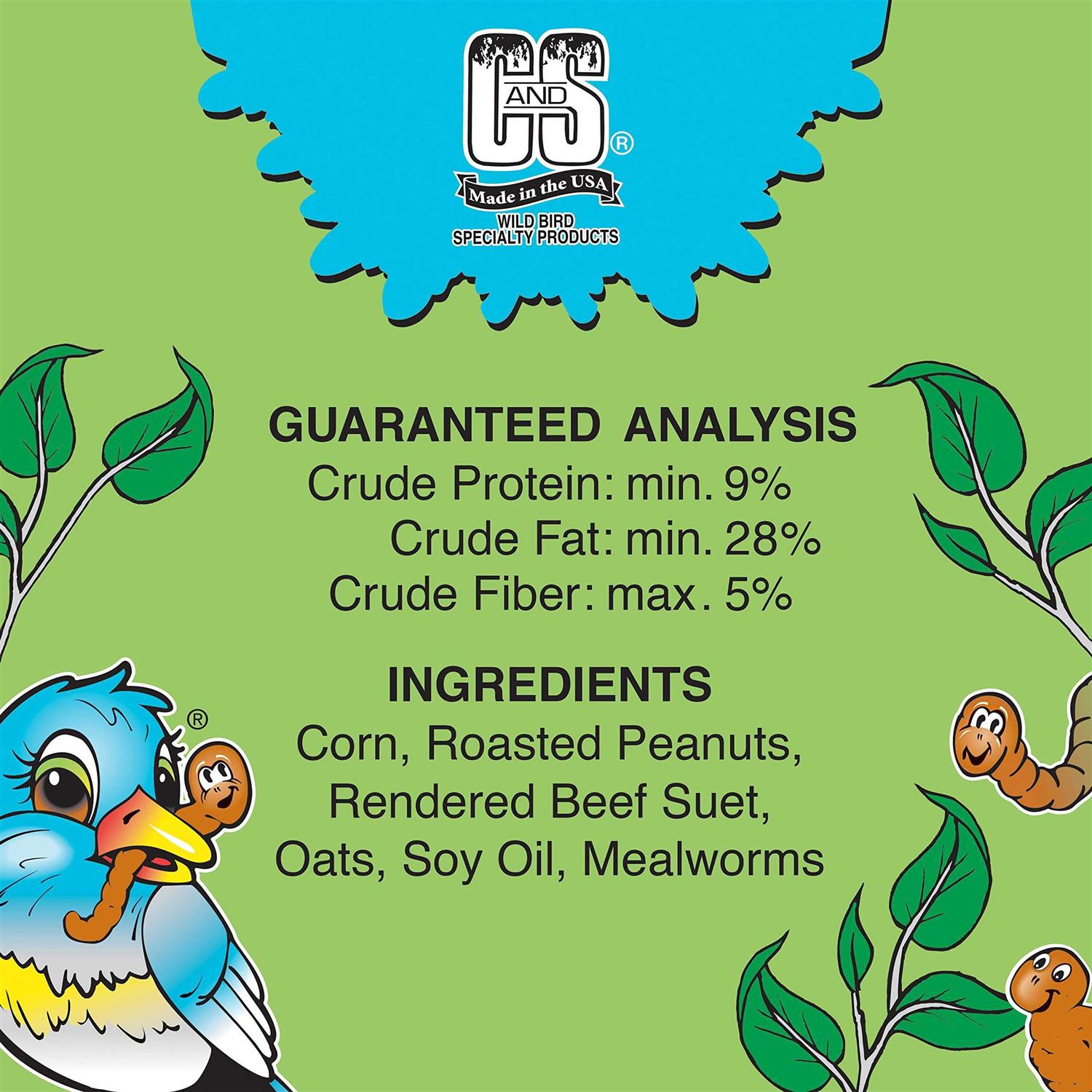 C&S Mealworm Delight No Melt Suet Dough - Image 4
