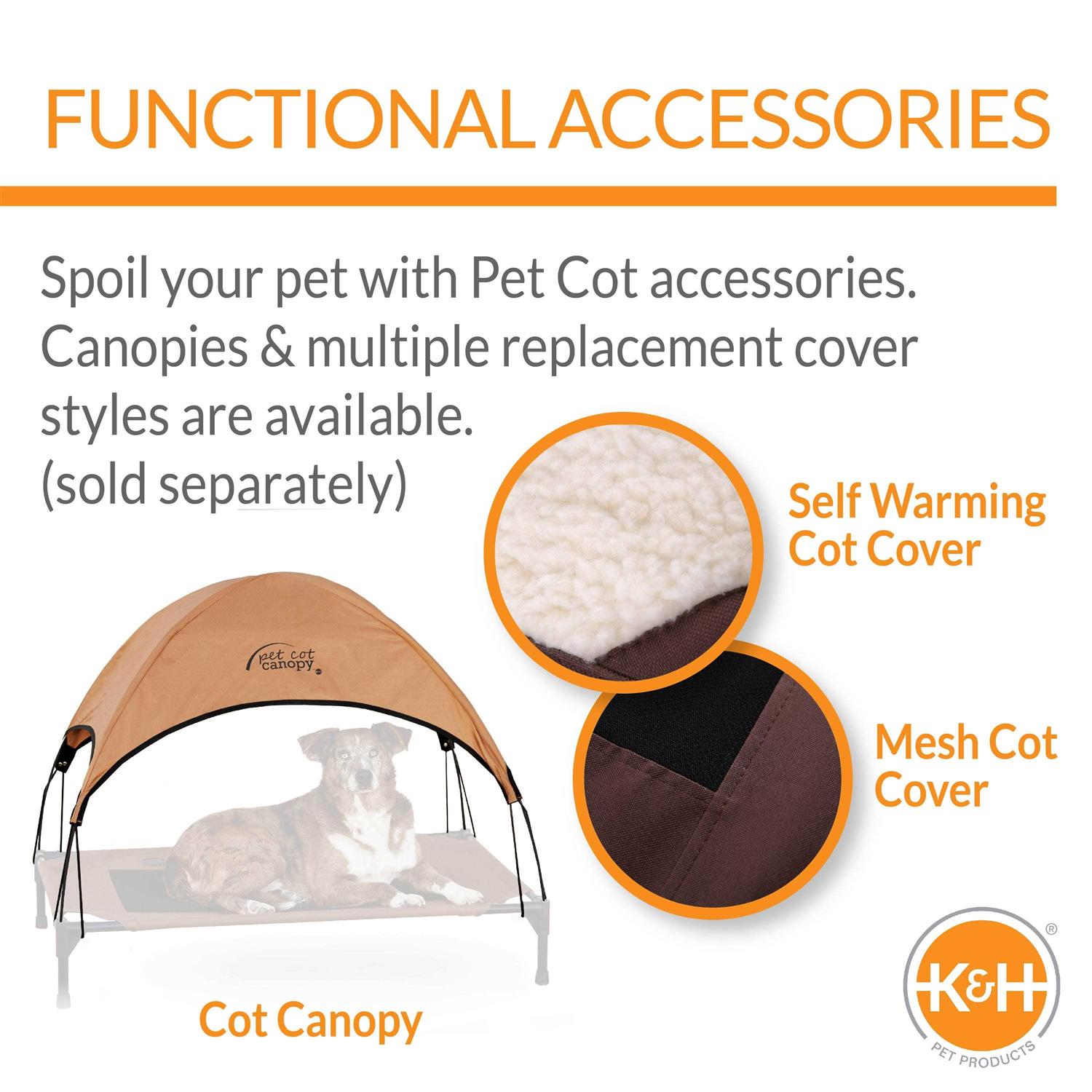 K&H Pet Products Original Bolster Pet Cot - Image 3