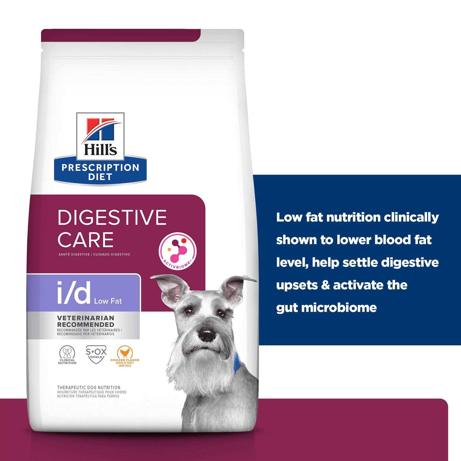 Hill's Prescription Diet i/d Digestive Care Low Fat Chicken Flavor Dry Dog Food - Image 2