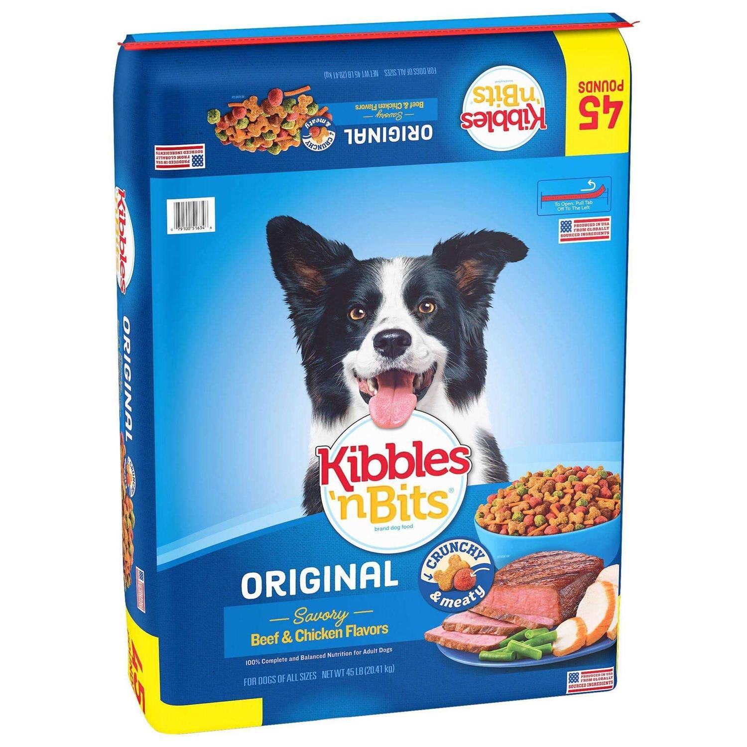 Kibbles 'n Bits Original Beef & Chicken Dry Dog Food - Image 2
