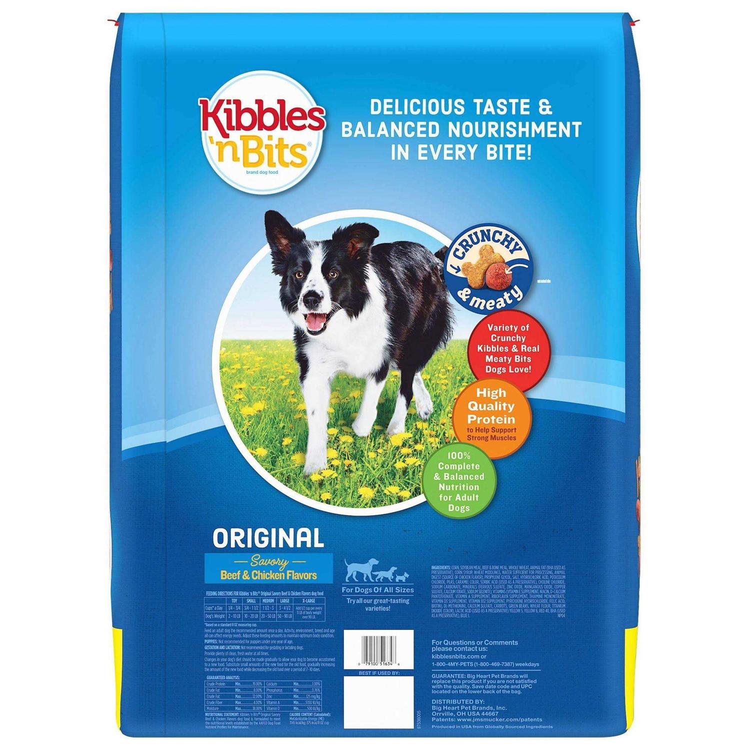 Kibbles 'n Bits Original Beef & Chicken Dry Dog Food - Image 4