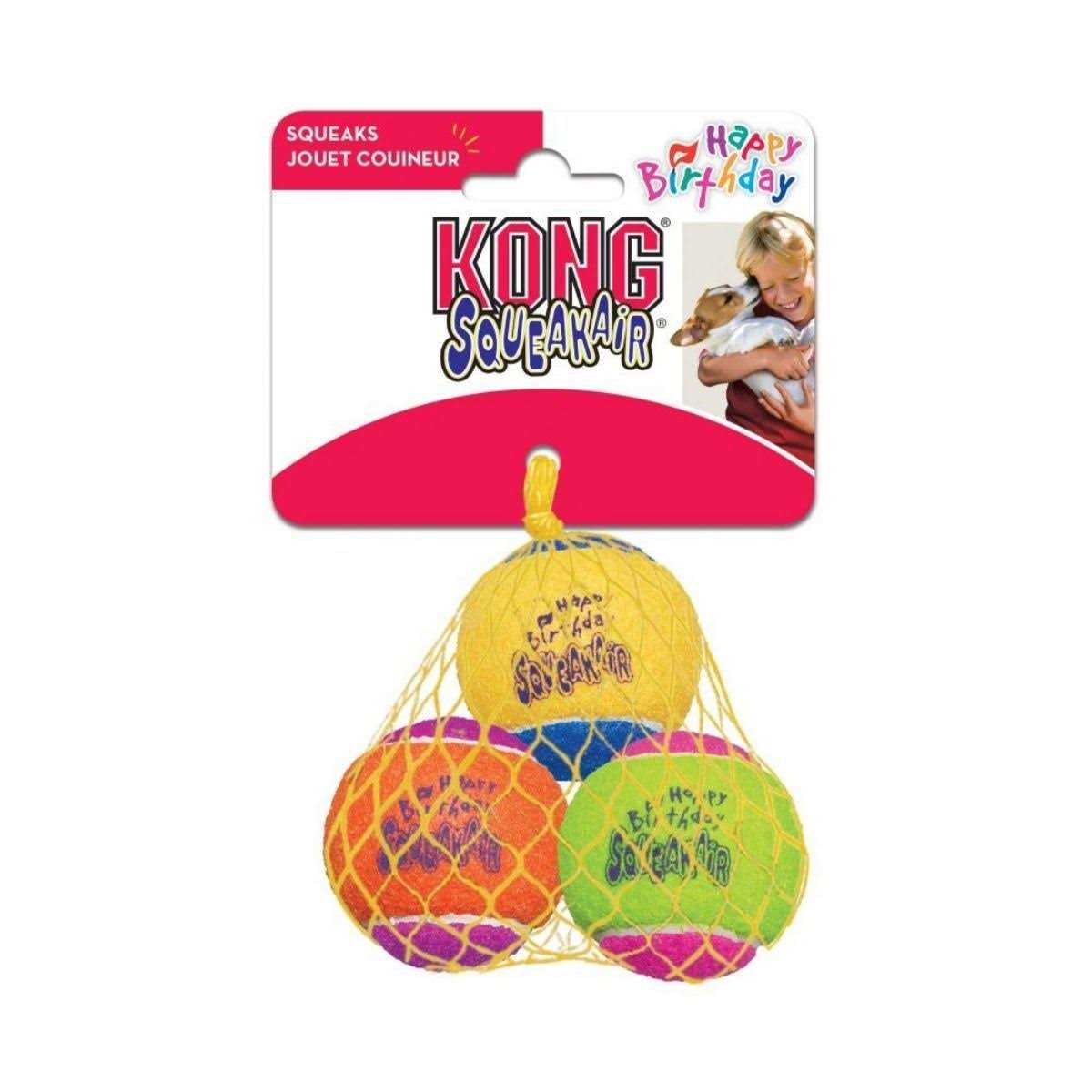 Kong Squeakair Tennis Balls - Image 2