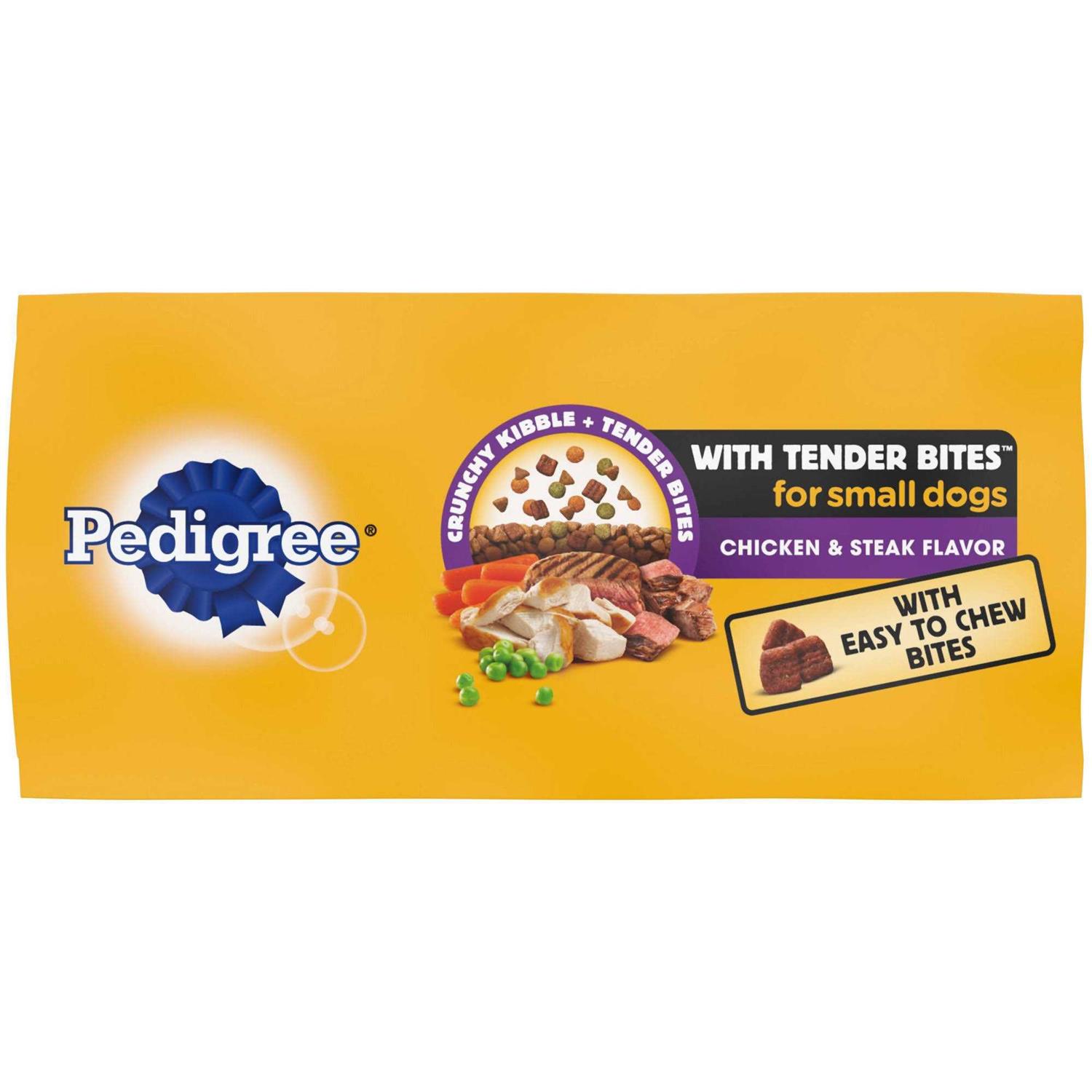 Pedigree Tender Bites Adult Dry Dog Food Chicken and Steak - Image 2