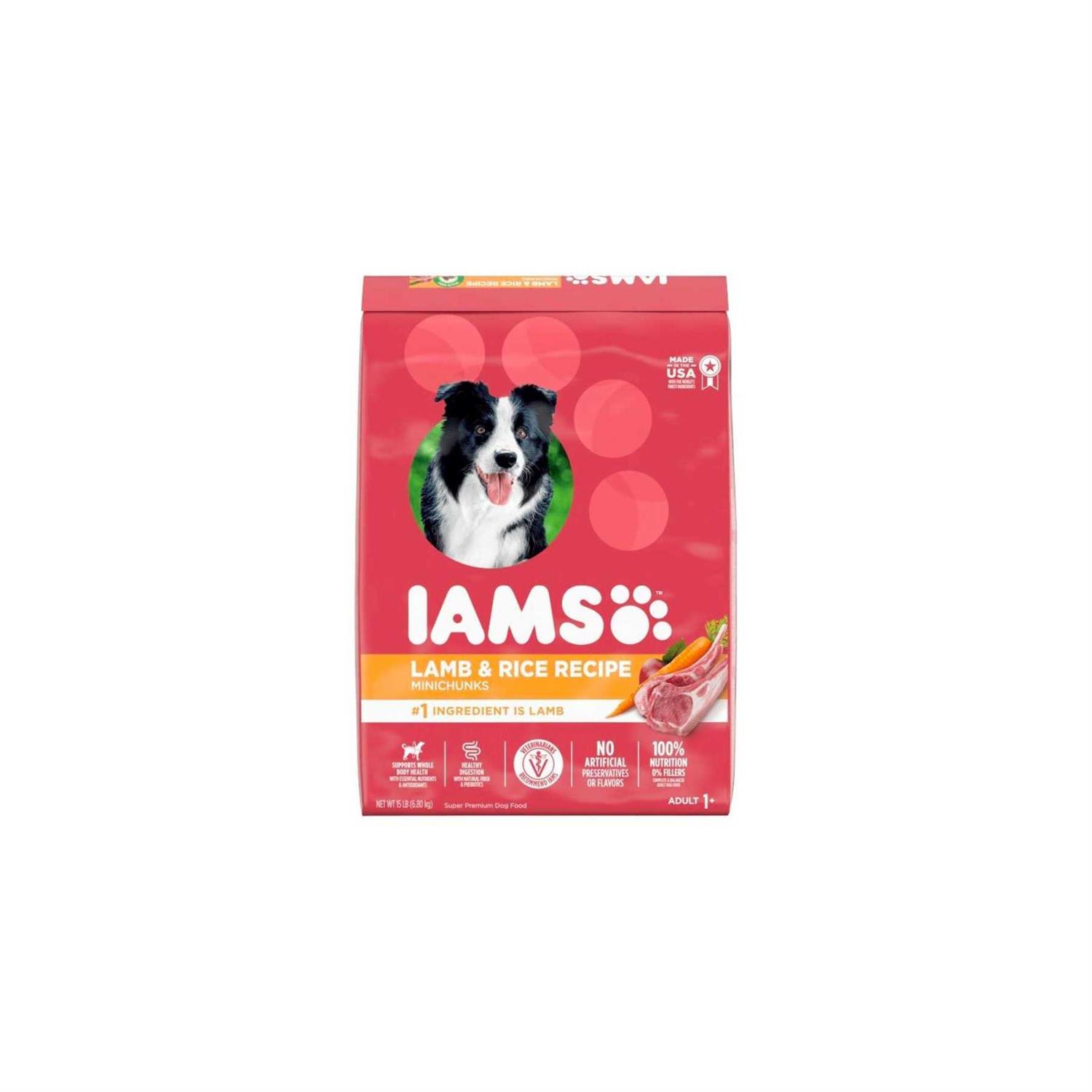 Iams Proactive Health Adult Dry Dog Food Lamb Rice - Image 2