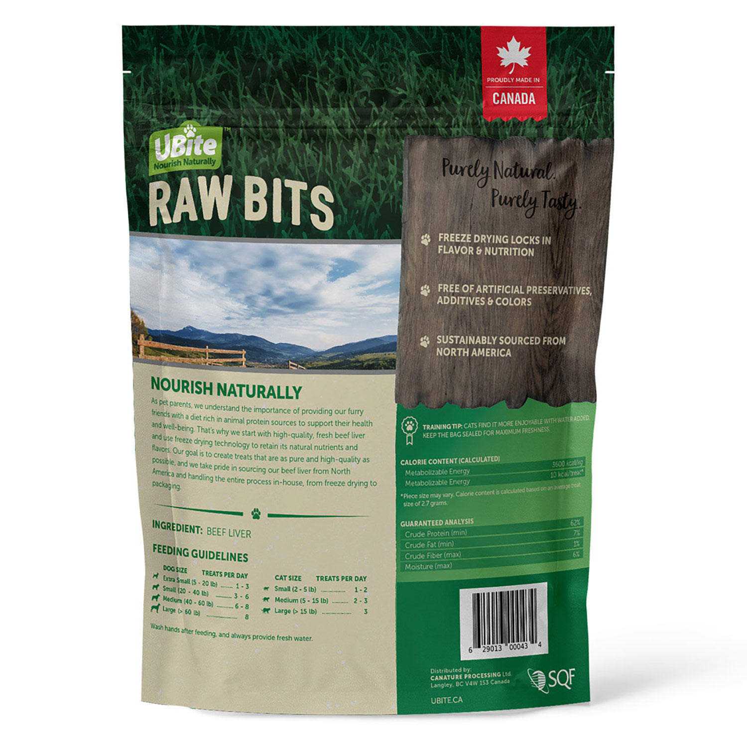 UBite Raw Bits Freeze-Dried Beef Liver Dog + Cat Treats - Image 4