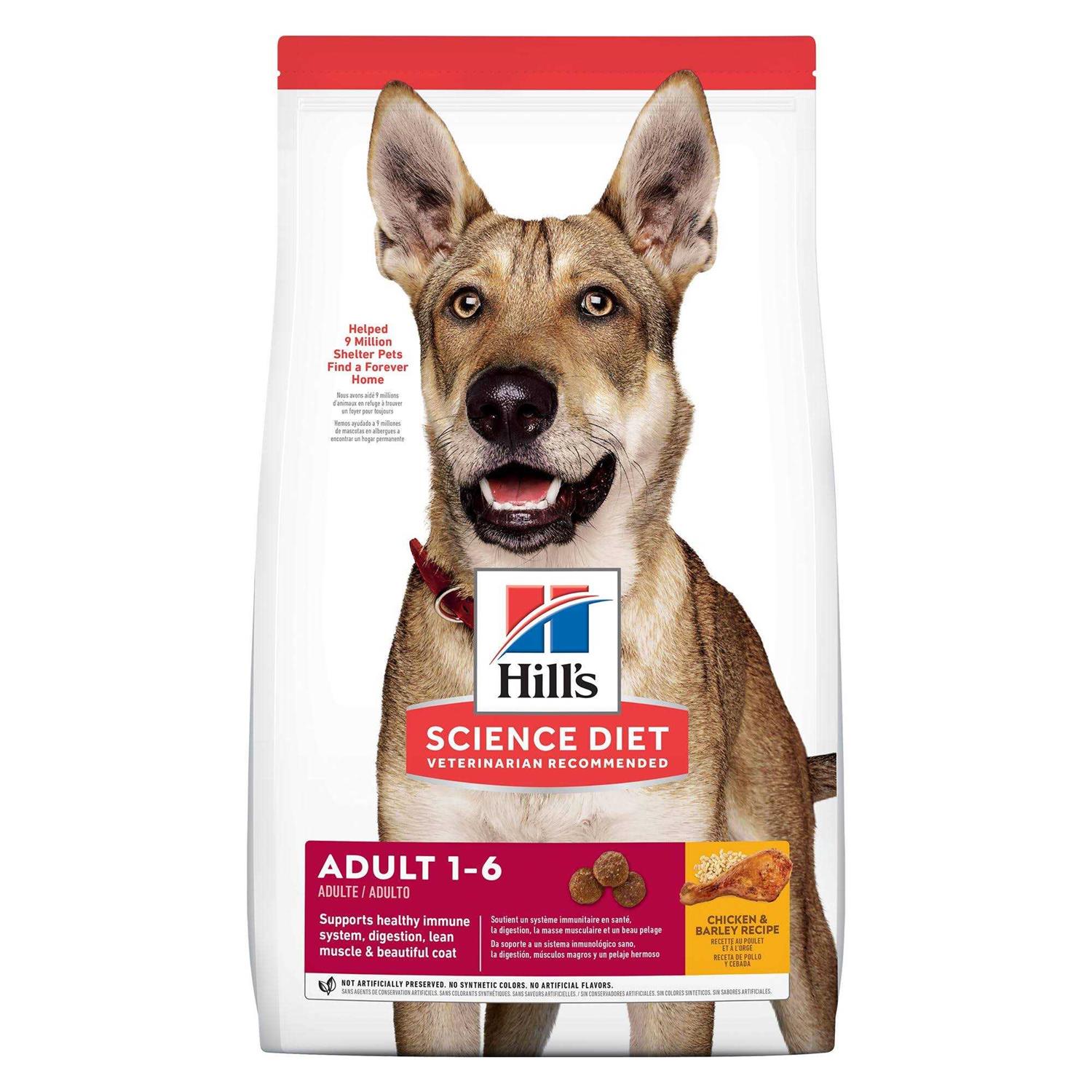 Hill's Science Diet Adult Dog Food Chicken & Barley