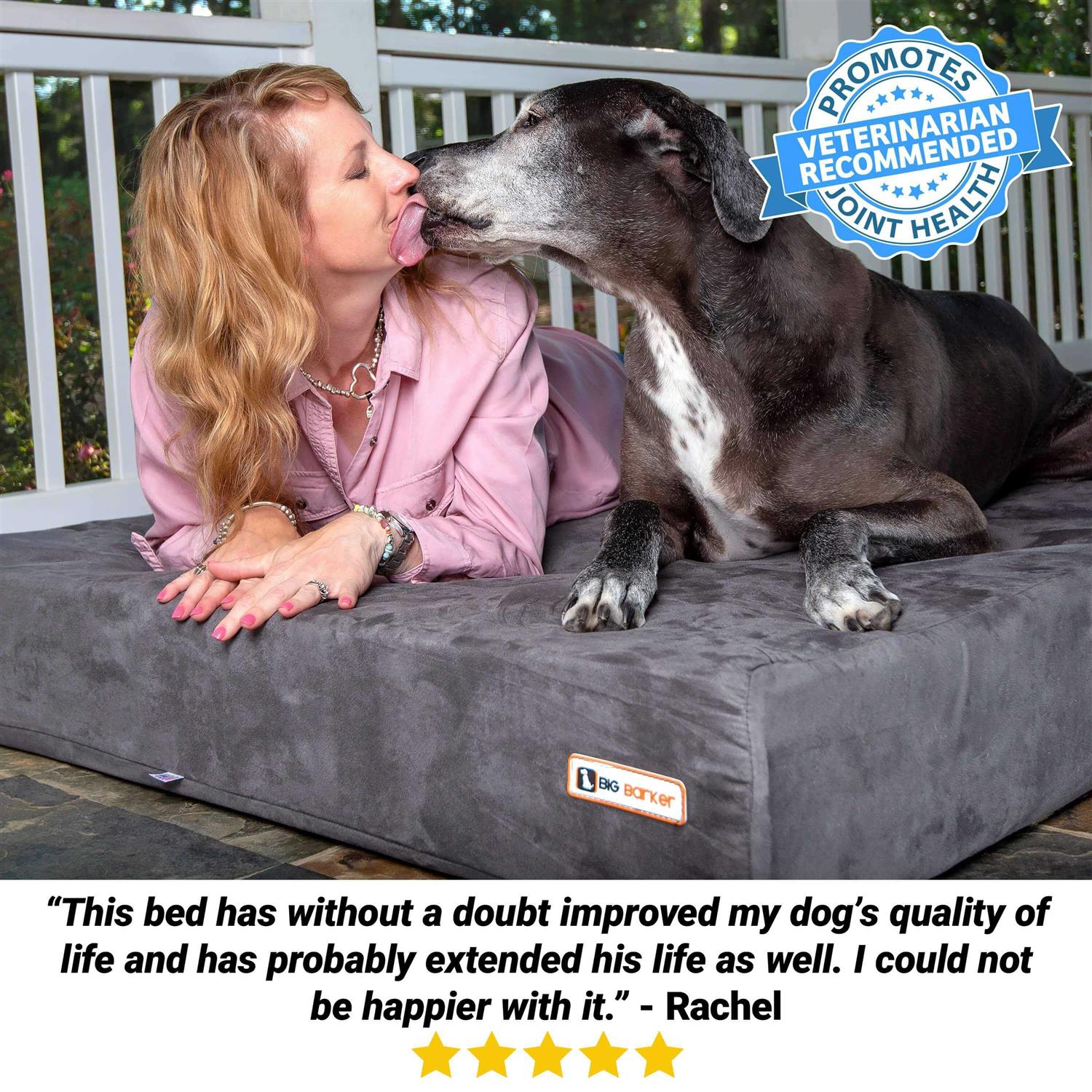 Big Barker Headrest Pillow Top Orthopedic Dog Bed - Image 4