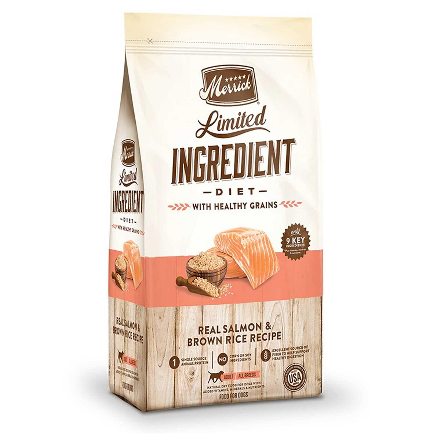Merrick Limited Ingredient Diet Real Salmon & Brown Rice Recipe Dry Dog Food