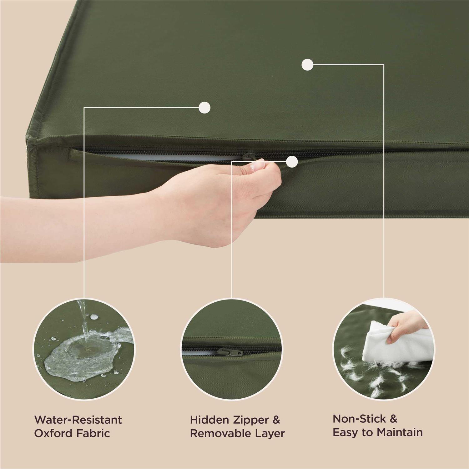 Le sure Lesure Outdoor Waterproof Dog Dogs Dog Bed with Oxford Fabric Surface - Image 5