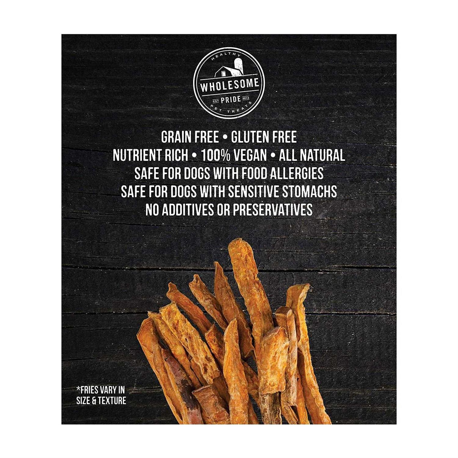 Wholesome Pride Sweet Potato Fries Dog Treats - Image 5