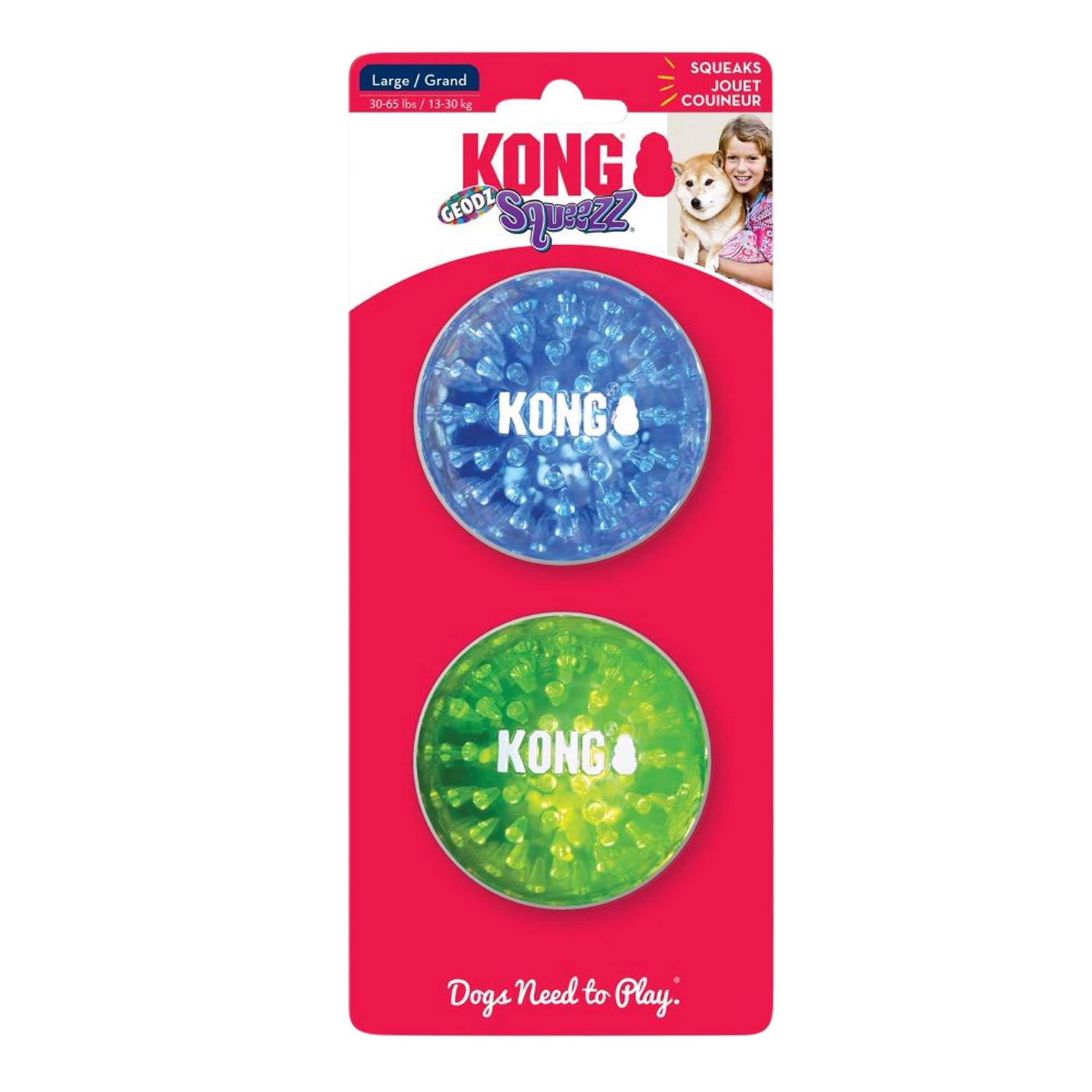 KONG Squeezz Geodz Assorted Dog Toy