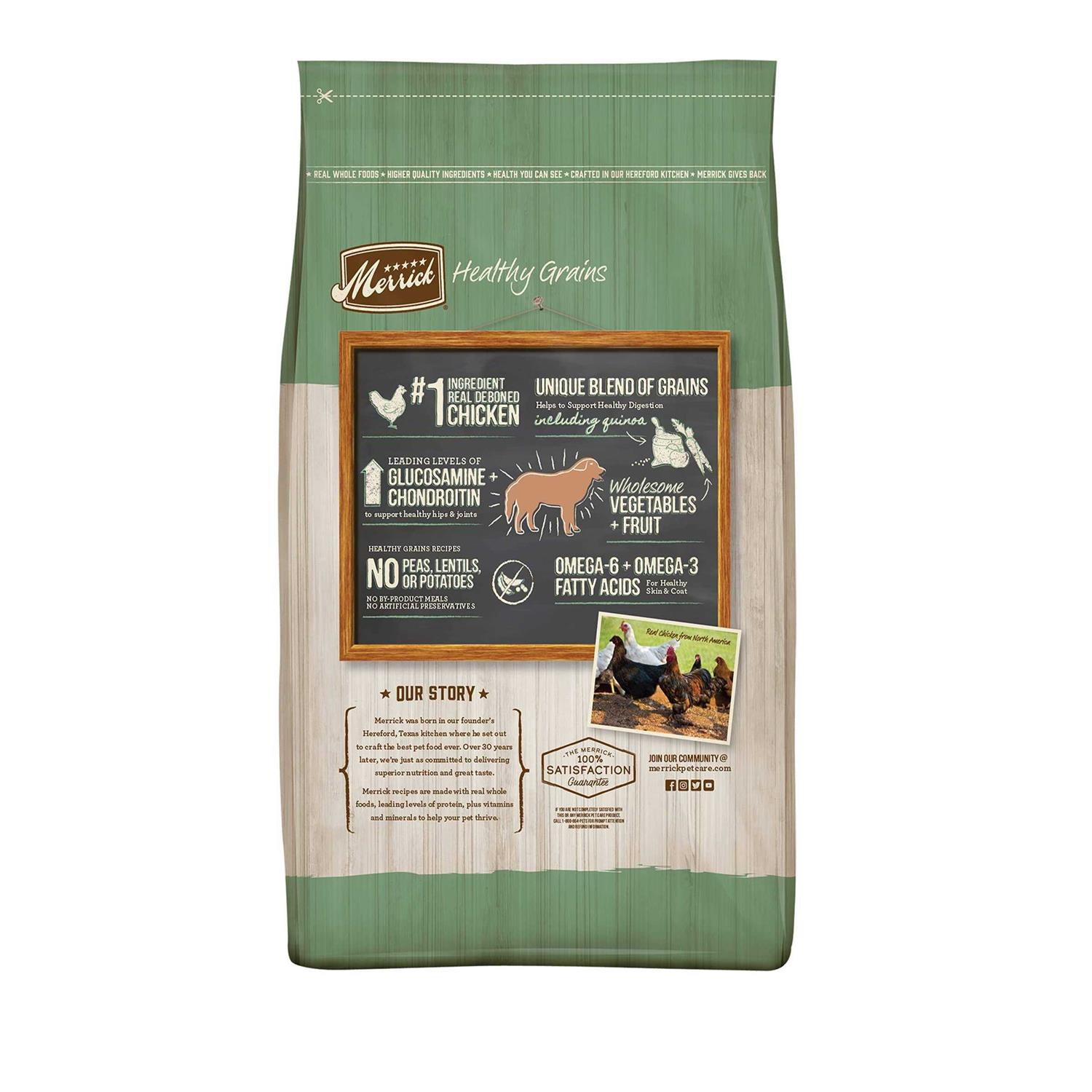 Merrick Healthy Grains Senior Dry Dog Food - Image 4