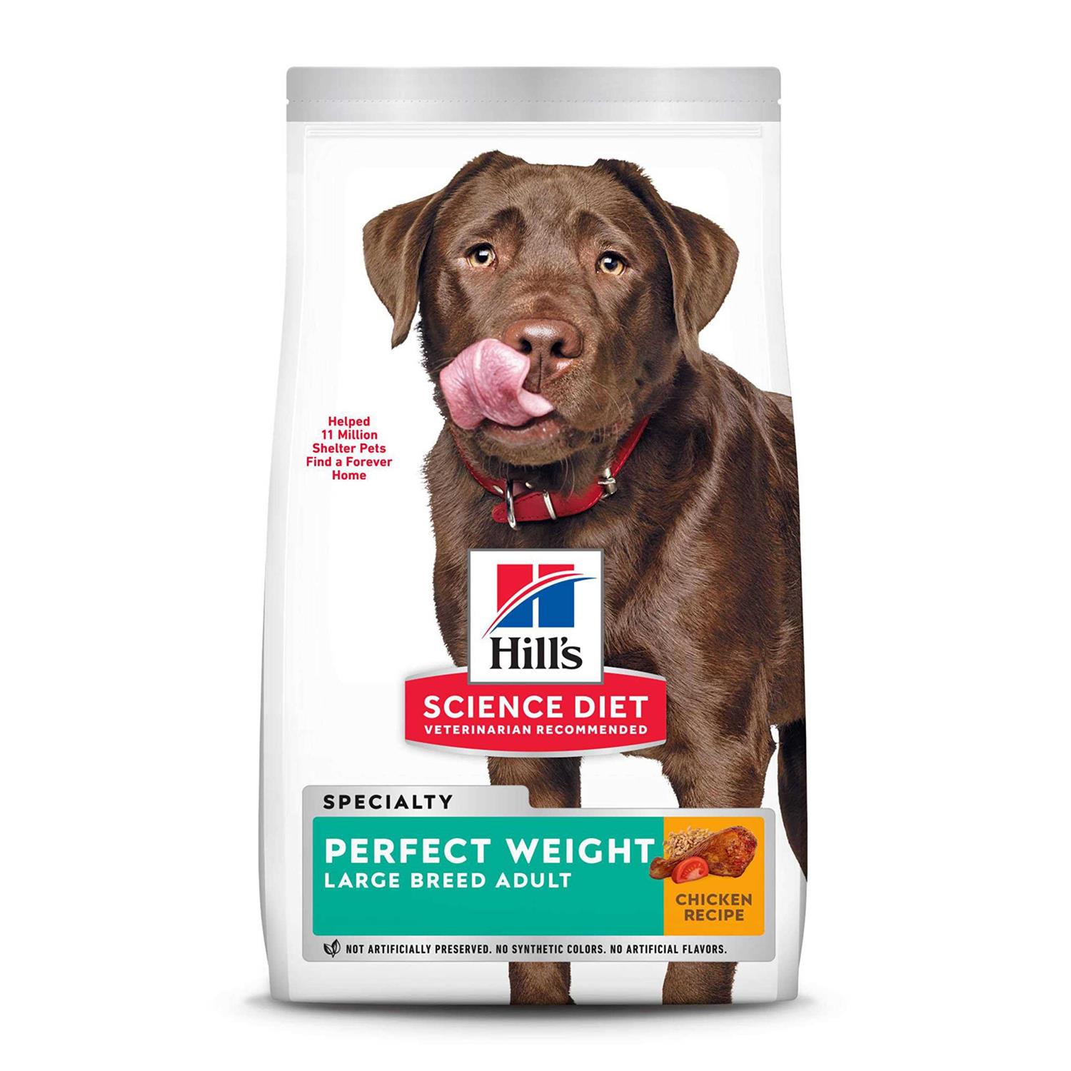 Hill's Science Diet Adult Perfect Weight Large Breed Chicken Dry Dog Food