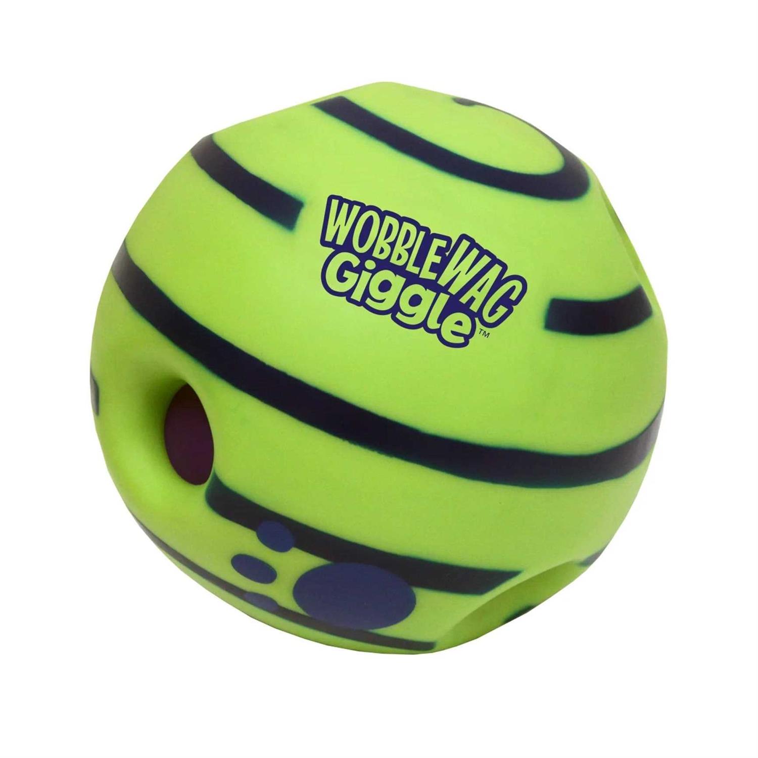 Wobble Wag Giggle Ball, Interactive Dog Toy, Fun Giggle Sounds When Rolled or Shaken - Image 4