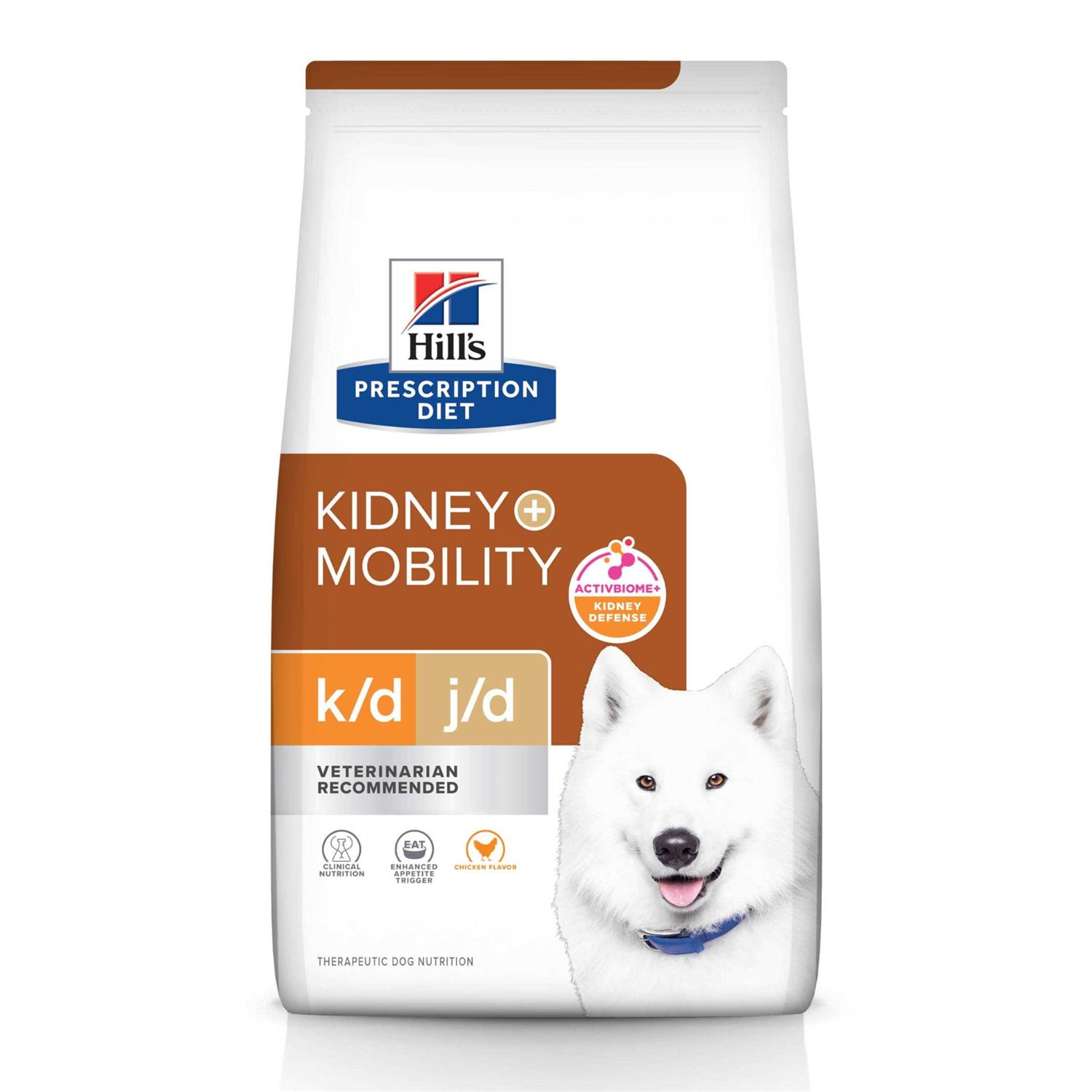 Hill's Prescription Diet k/d Kidney Care + Mobility Chicken Dry Dog Food