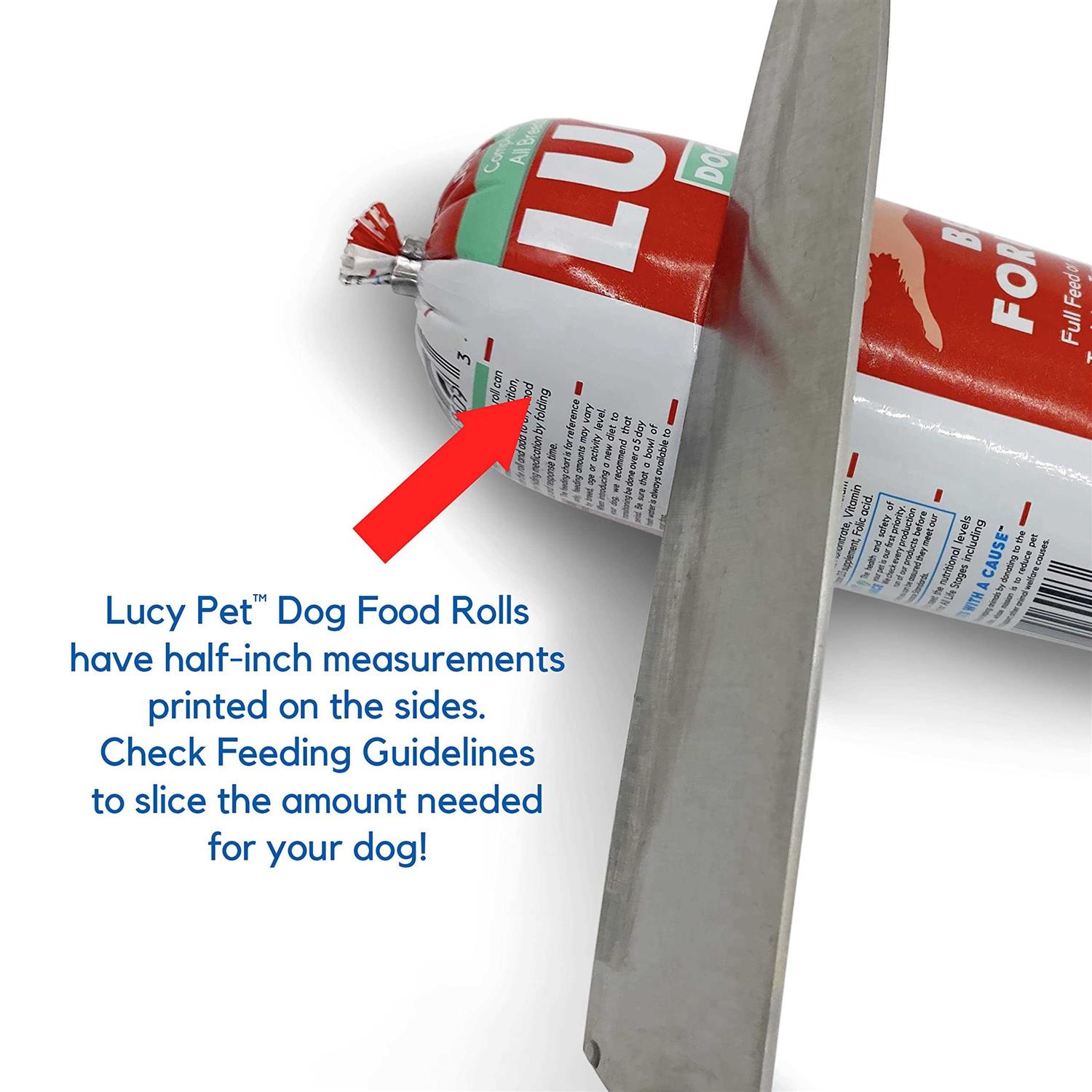 Lucy Pet Products Beef Dog Food Roll - Image 3