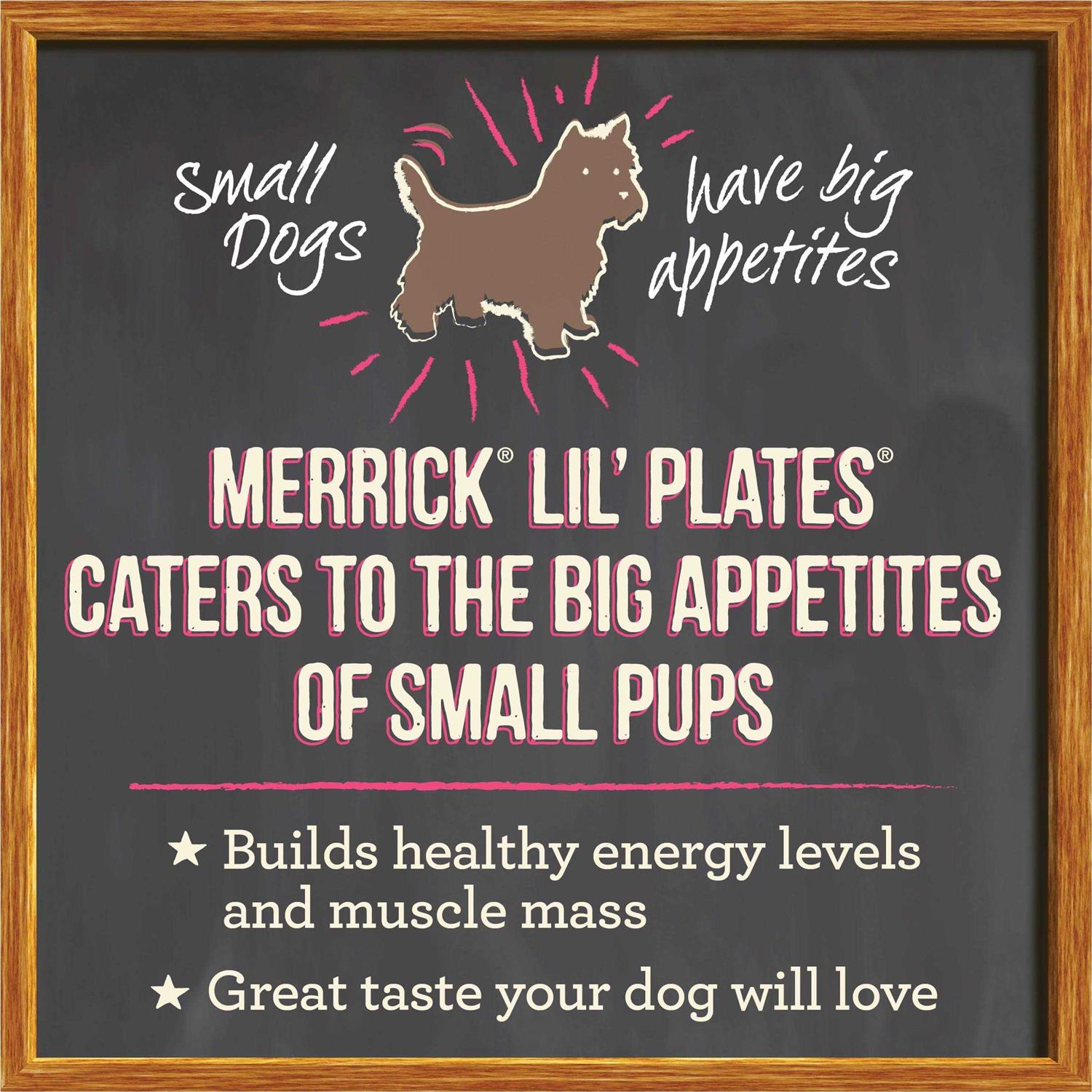 Merrick Pet Care Grain Free Dinner Lil' Plates Petite Pates Adult Wet Dog Food - Image 2