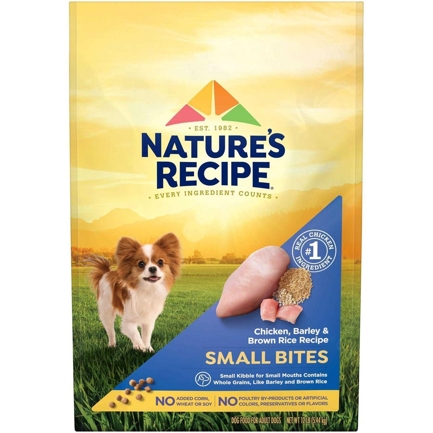 Nature's Recipe Recipe Small Bites Dry Dog Food