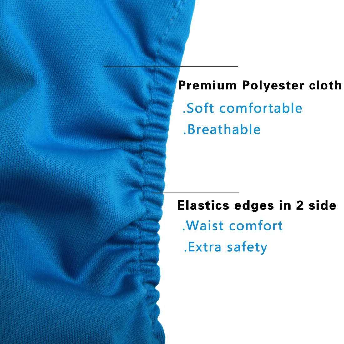 JoyDaog Reusable Belly Bands for Dogs,5 Pack Washable Dog Diapers Male Puppy Nappies Wrap - Image 3