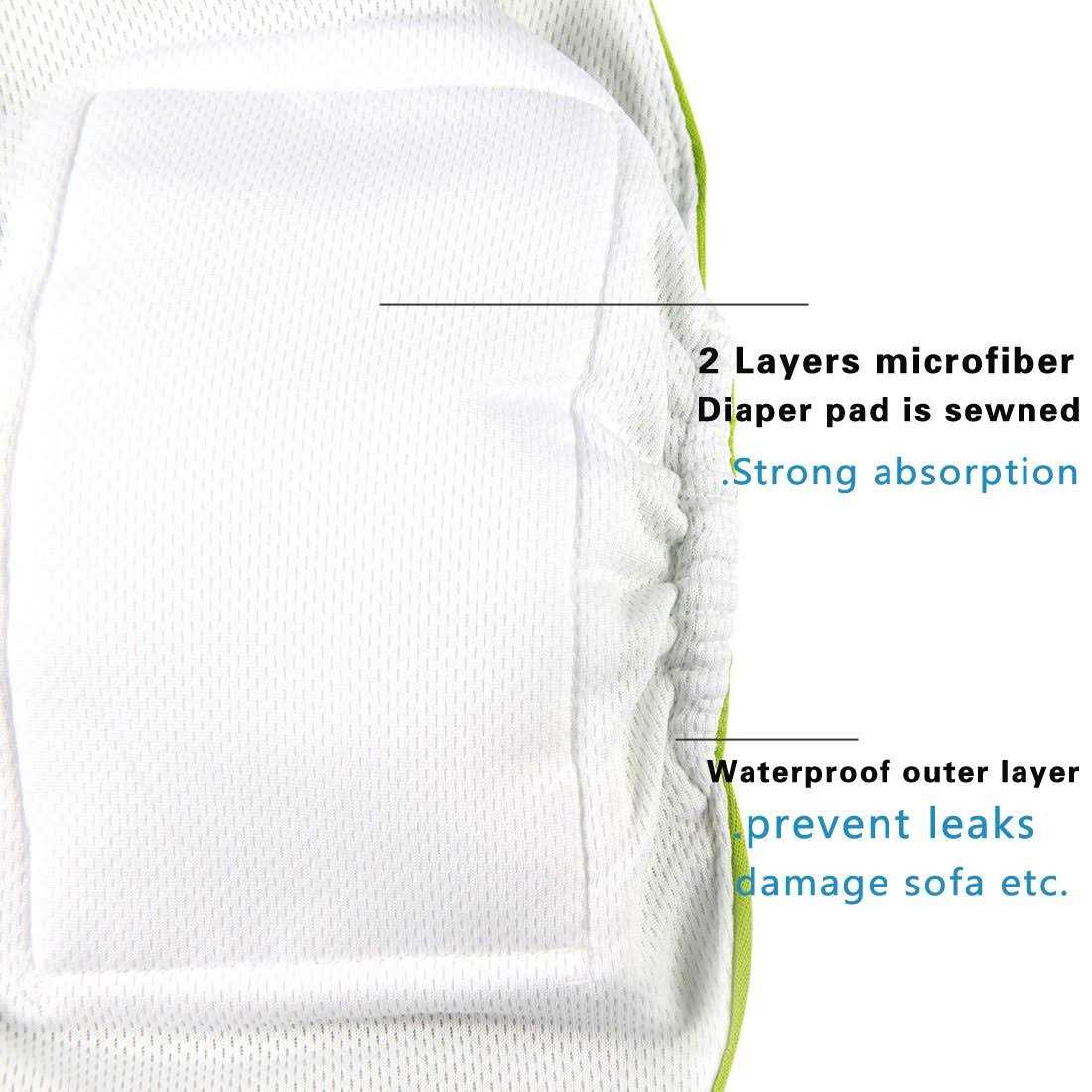 JoyDaog Reusable Belly Bands for Dogs,5 Pack Washable Dog Diapers Male Puppy Nappies Wrap - Image 4