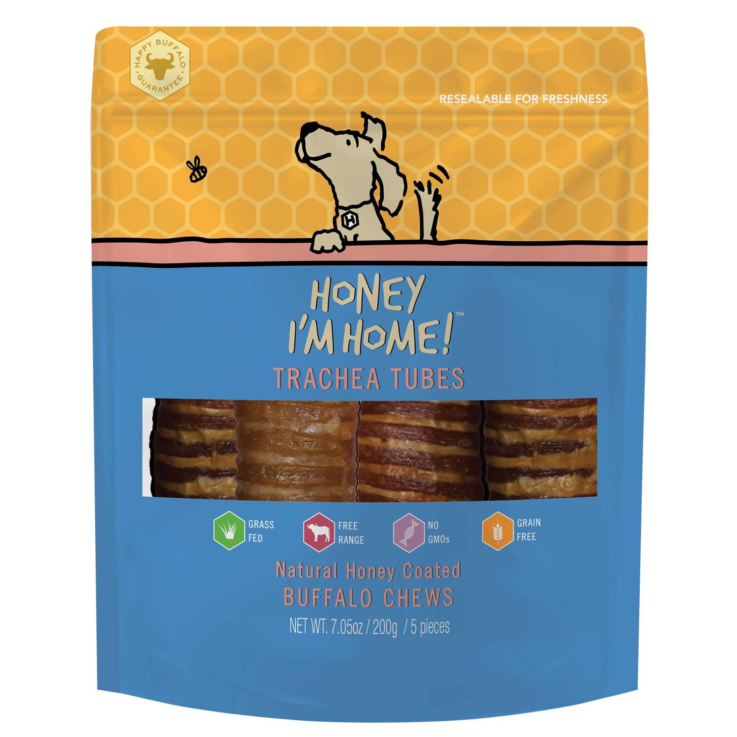 Honey I'm Home Dog Buffalo Trachea