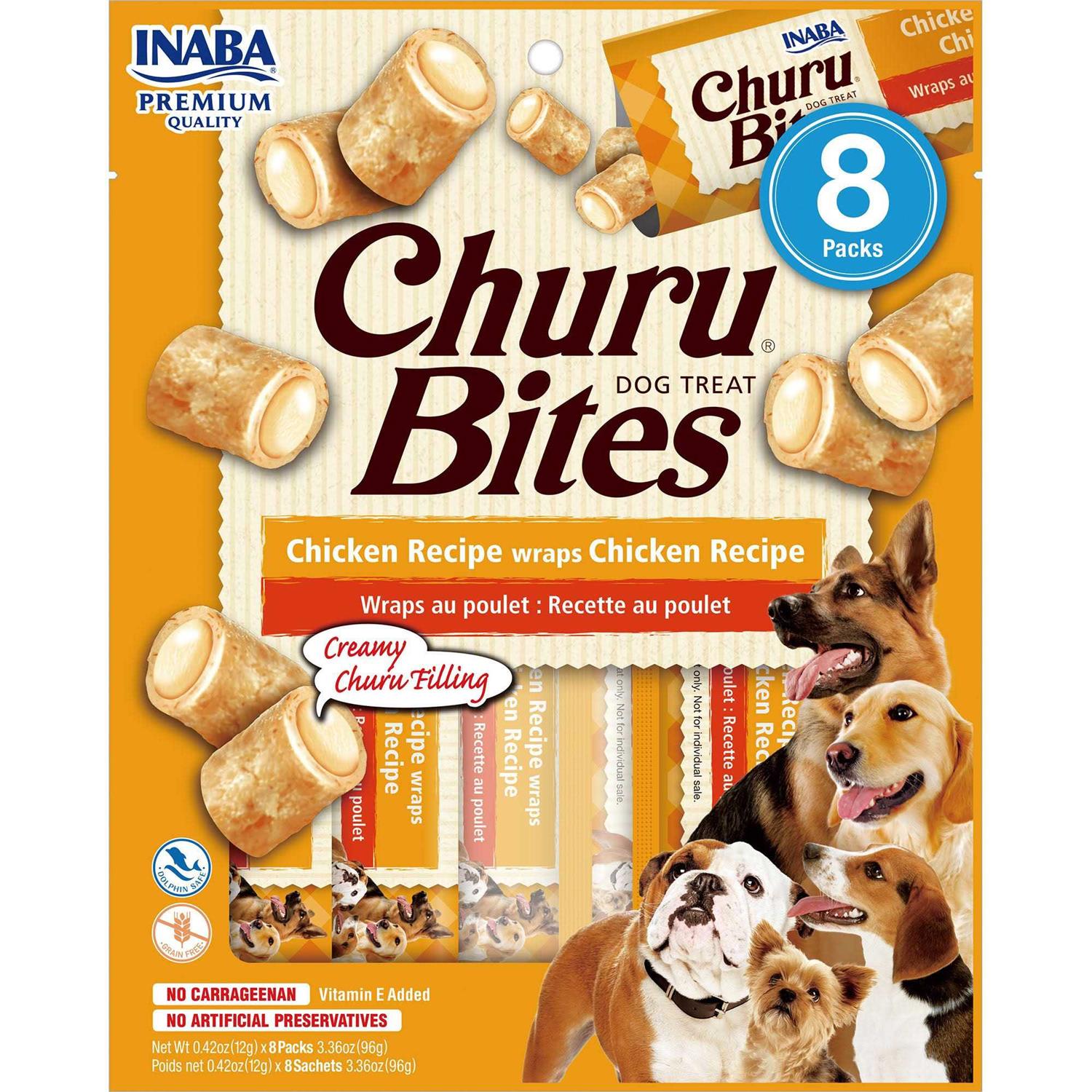 Inaba Churu Bites Dog Treat Chicken Recipe Wraps Chicken Recipe