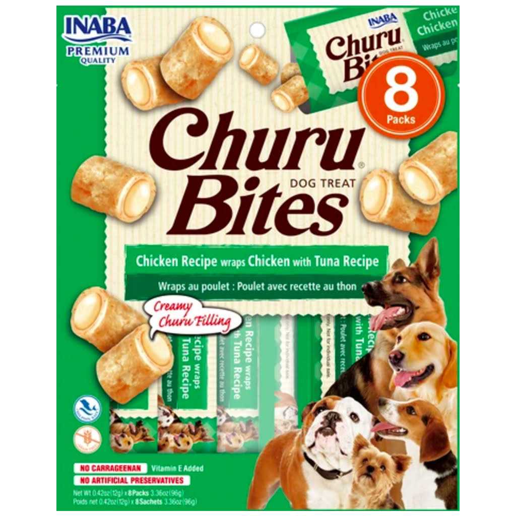 Inaba Churu Bites Dog Treat Chicken Recipe Wraps Chicken Recipe - Image 3