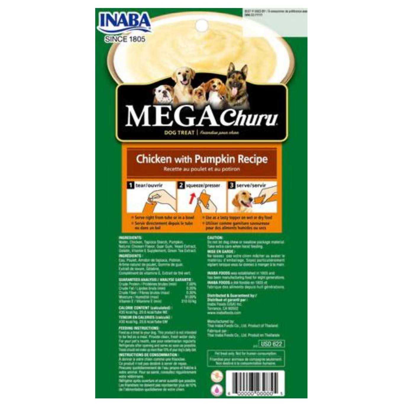 Inaba Dog Mega Churu Chicken Flavored Grain-Free Lickable Dog Treats - Image 4