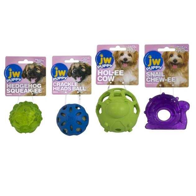 JW Pet Crackle Heads Ball Dog Toy - Image 4