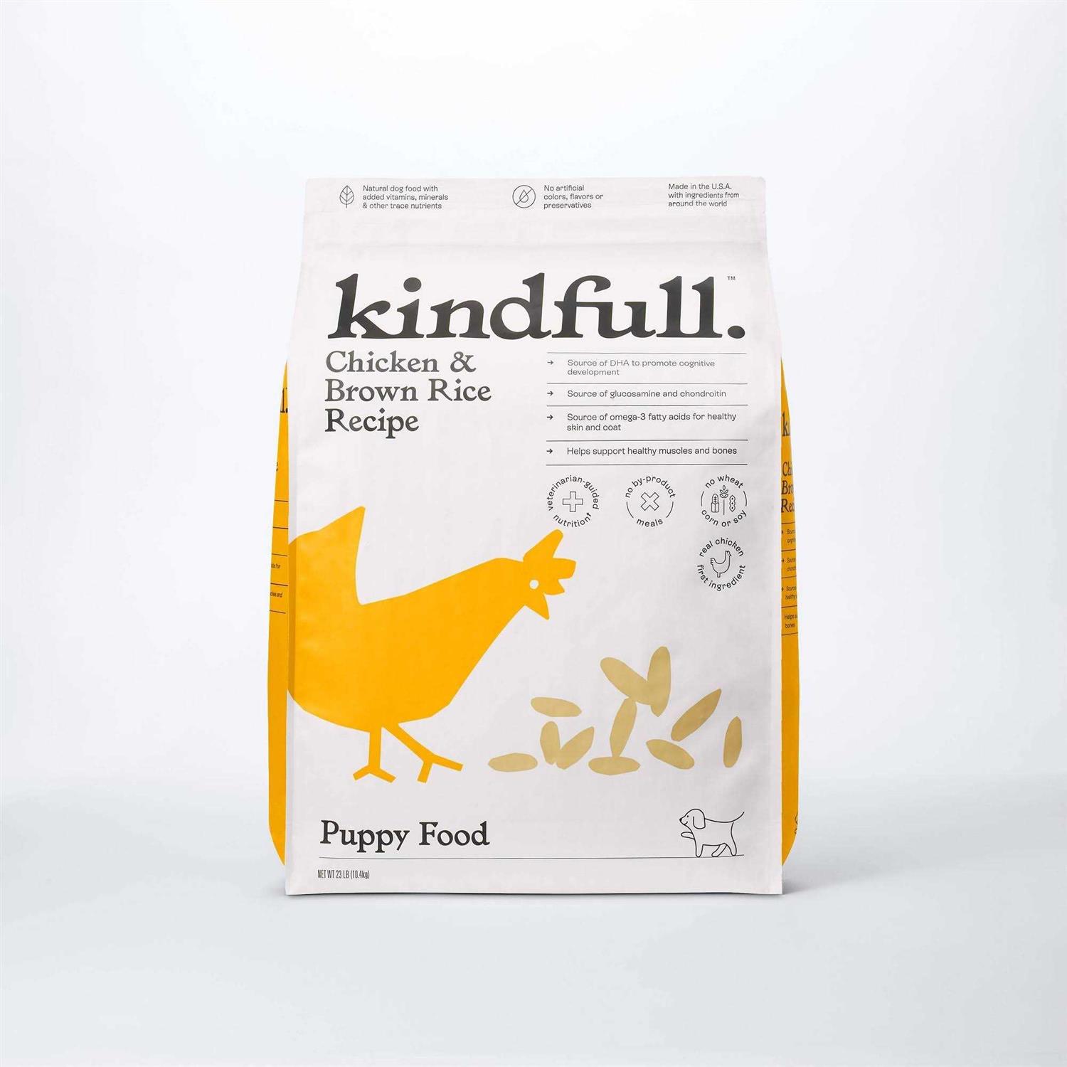Kindfull Chicken and Brown Rice Puppy Recipe Dry Dog Food