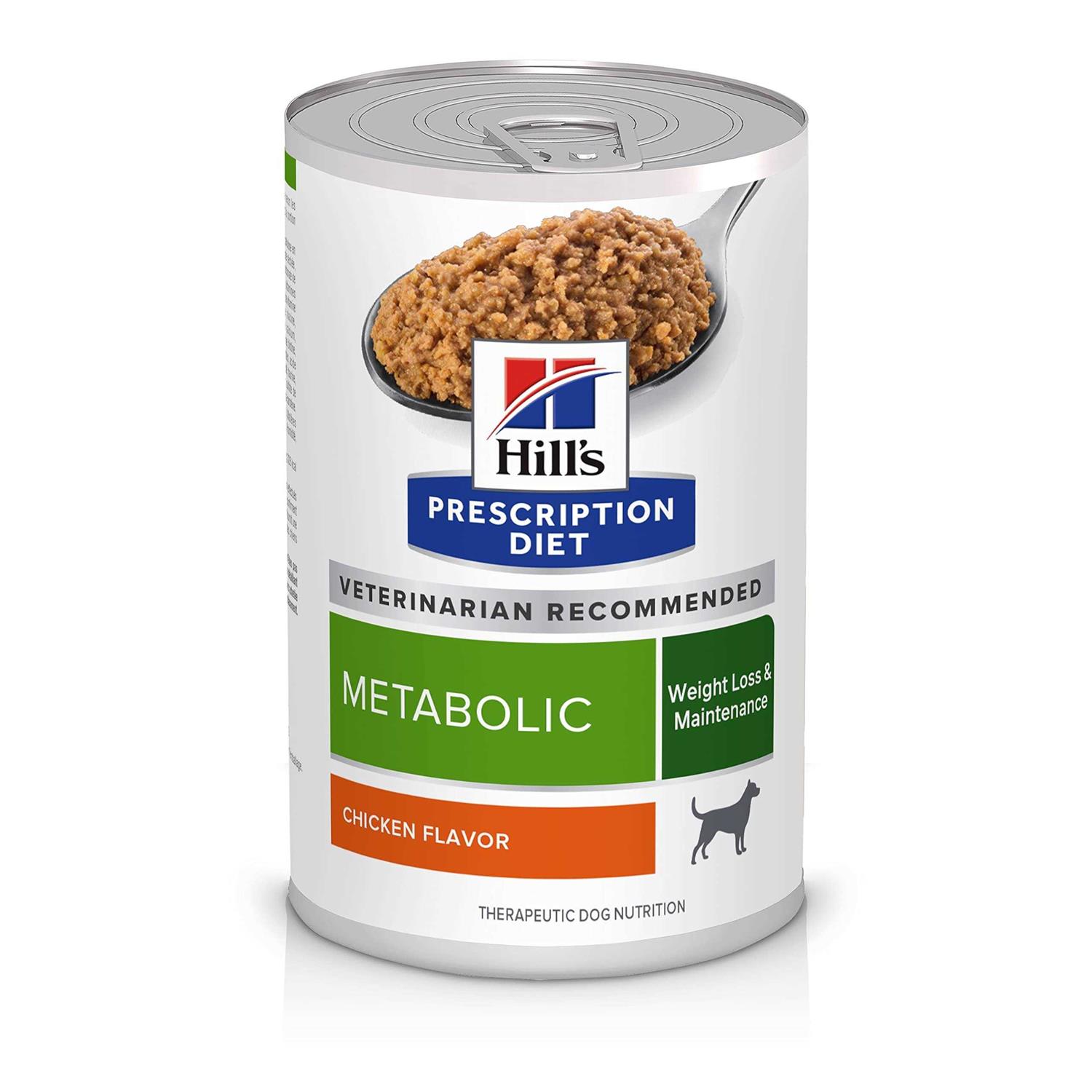 Hill's Prescription Diet Metabolic Weight Management Chicken Flavor Canned Dog Food