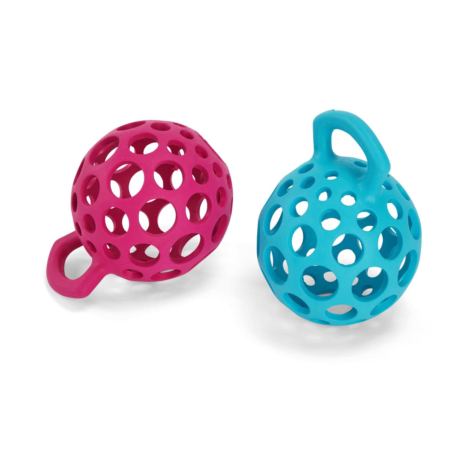 Leaps & Bounds Cage Ball with Handle Dog Toy - Image 2