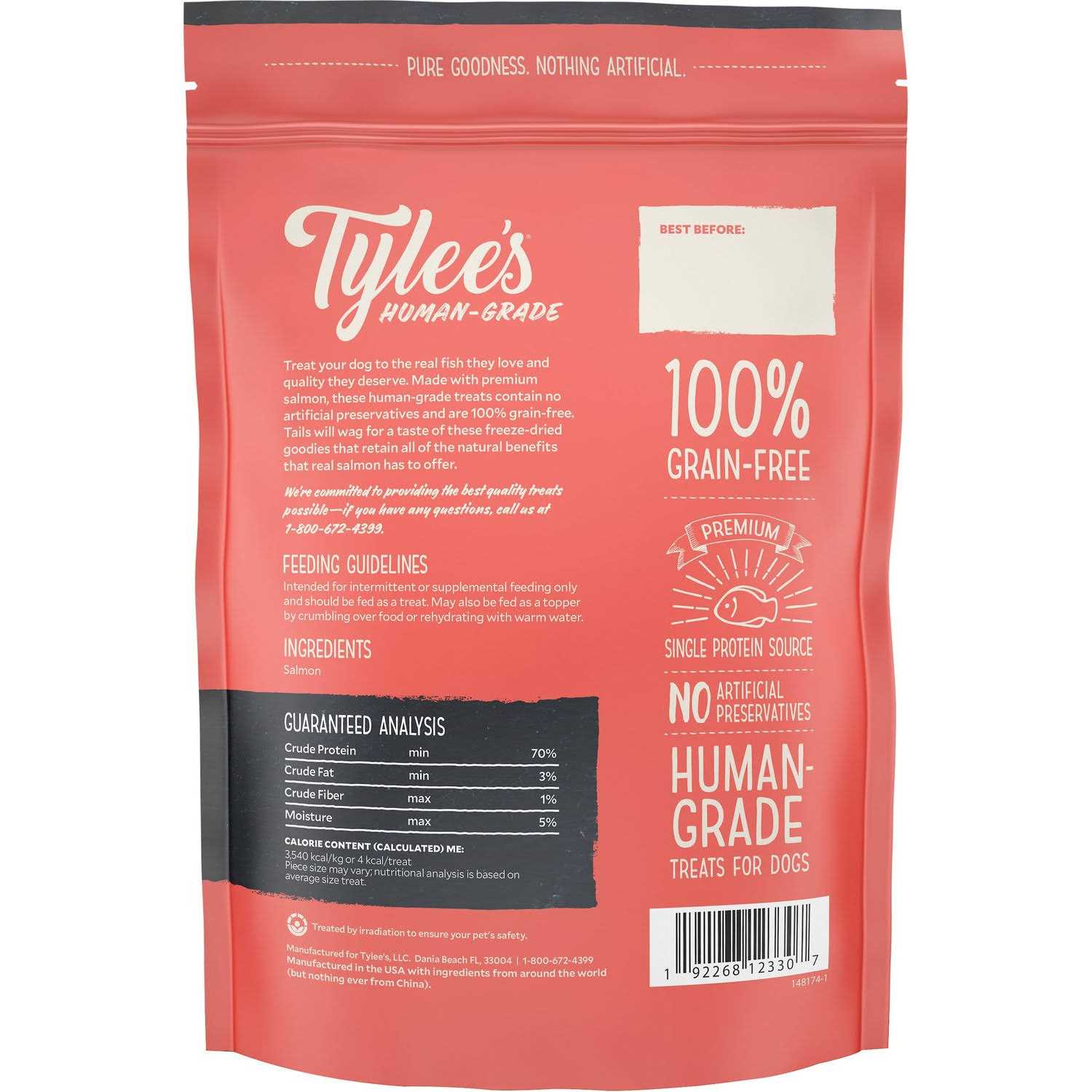 Tylee's Salmon Human-Grade Freeze-Dried Dog Treats - Image 5