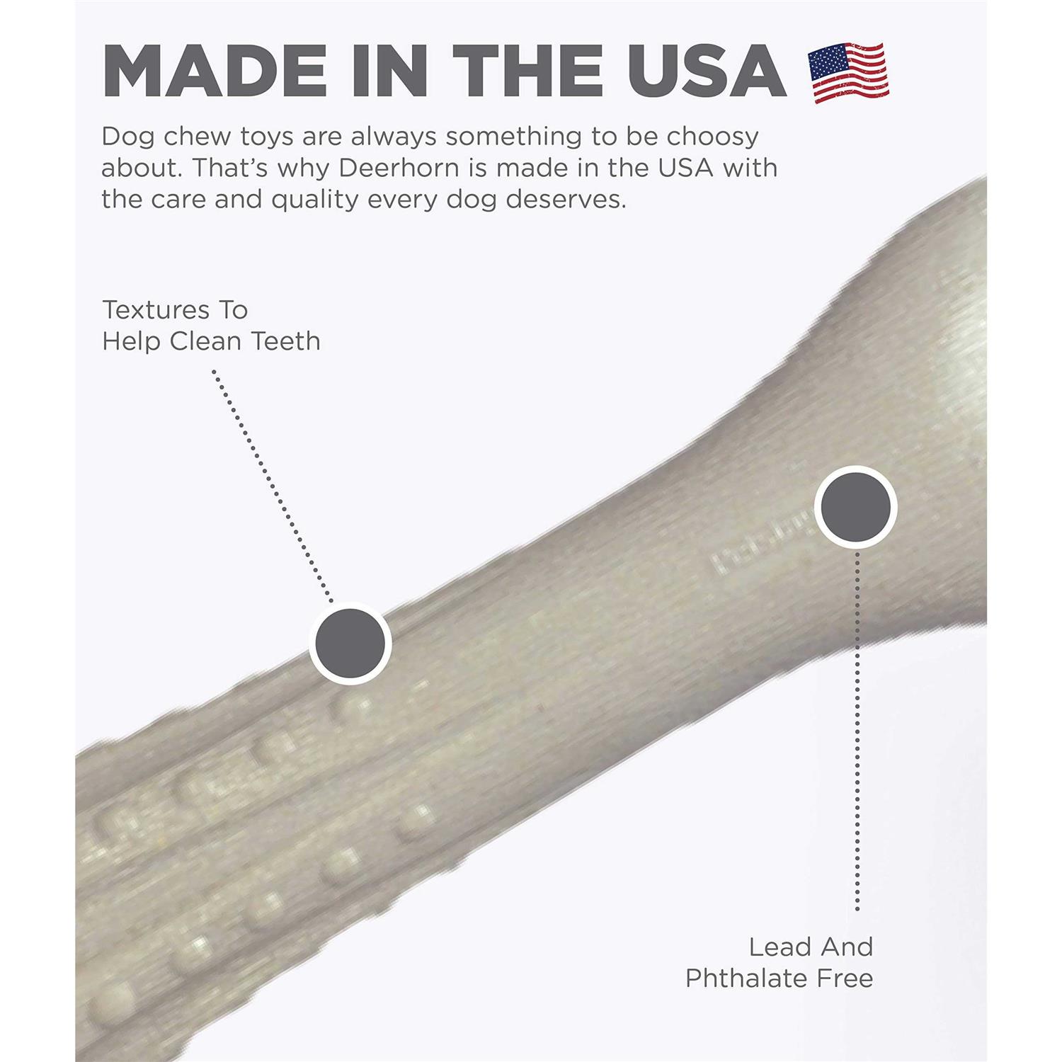 Petstages Deerhorn Chew Dog Toy - Image 3