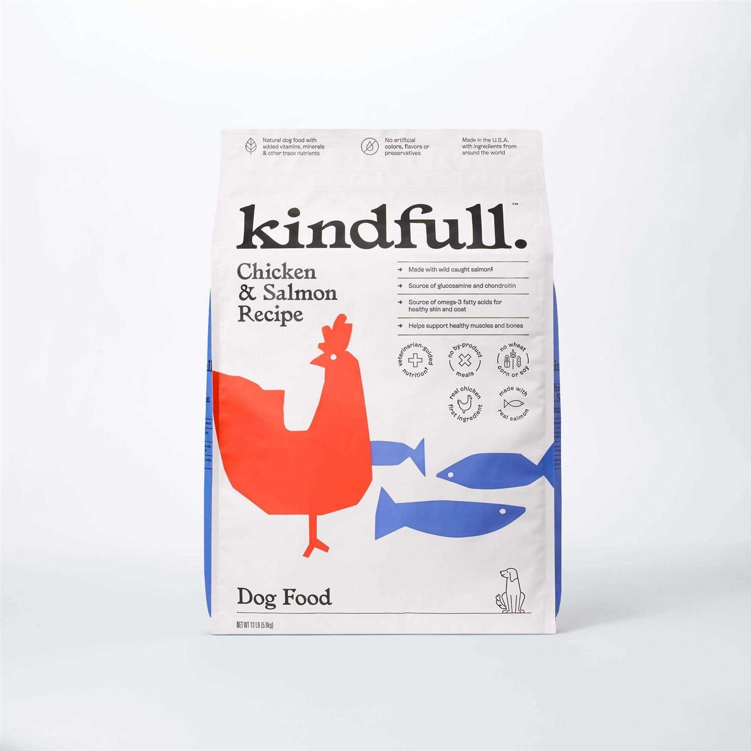 Kindfull Chicken and Salmon Recipe Dry Dog Food