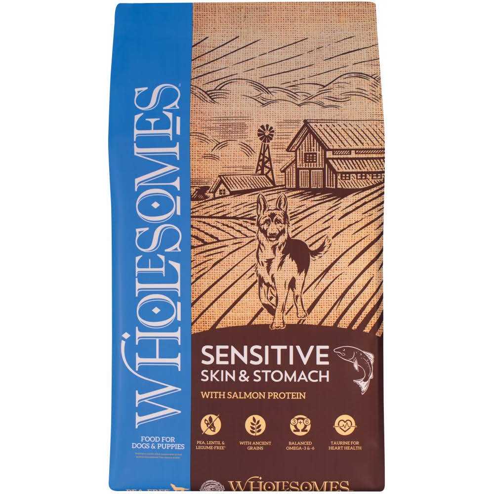 Wholesomes Sensitive Skin & Stomach Salmon Dry Dog Food - Image 3